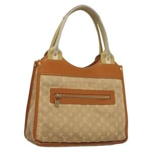 LOUIS VUITTON Monogram Mini Sac Catline Tote Bag Beige M92328